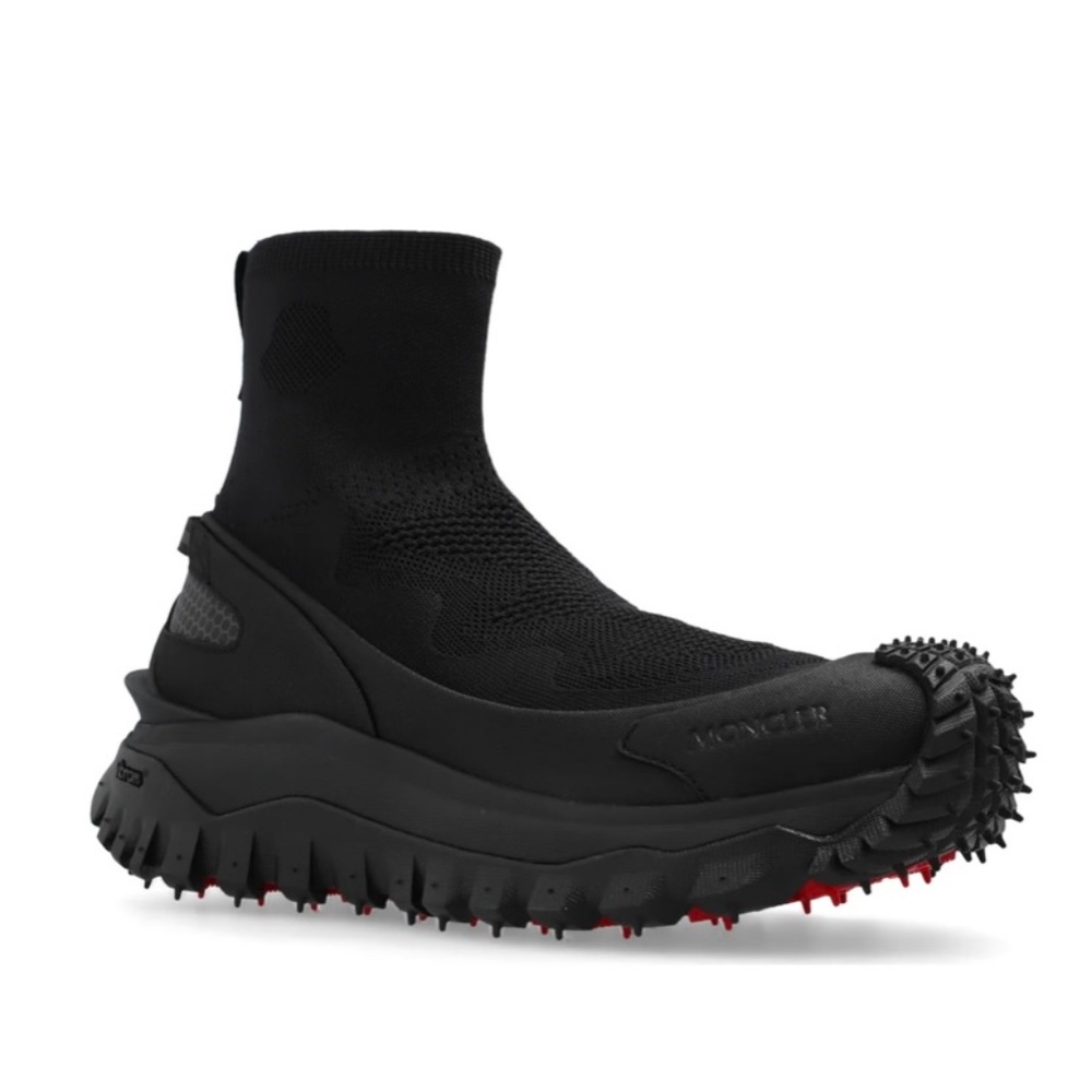 MONCLER TRAIL GRIP LUNAROVE LOW-TOP SNEAKERS. SIZE 36 IT (6 US). COLOR: BLACK. - Picture 3 of 16